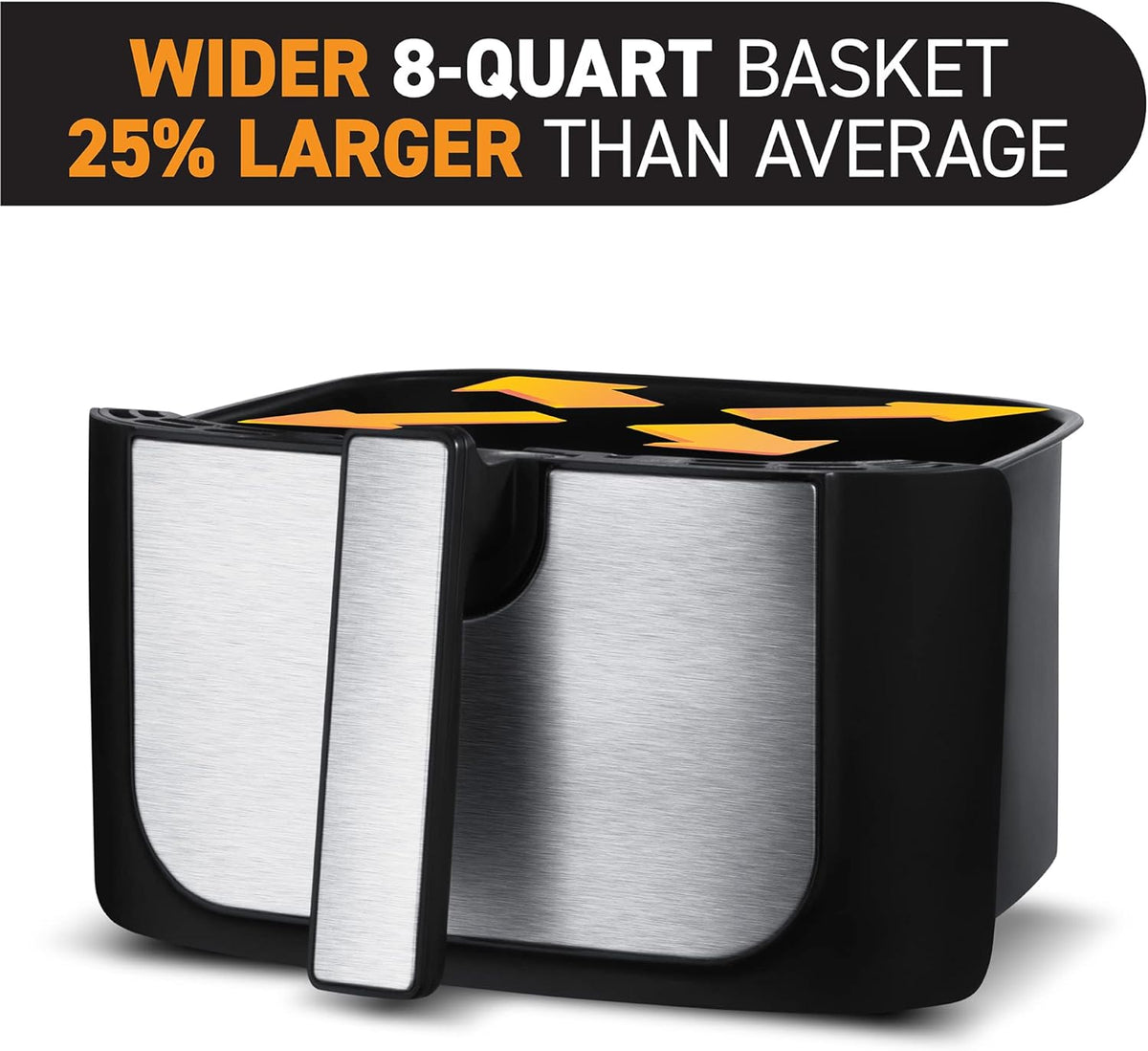 8 Quart Air Fryer Black M62225