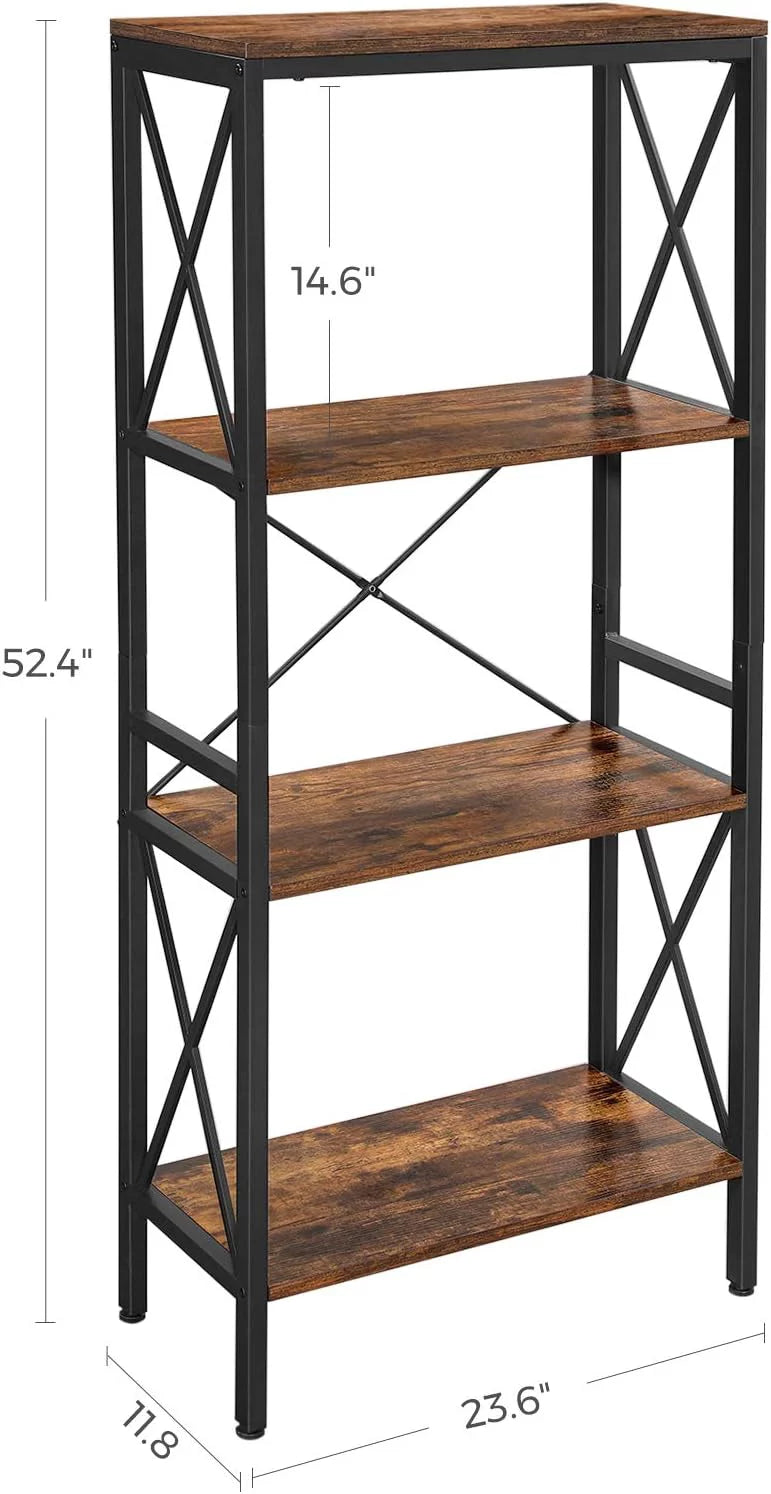 4 Tier Ladder Shelf Bookshelf T7610