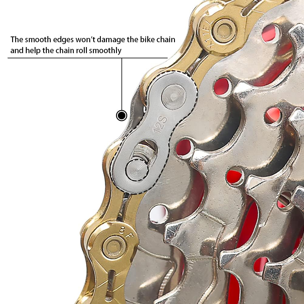 12 Speed Reusable Metal Bicycle Master Link Connector 5 Set Pack V258