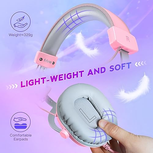 Black USB Over-Ear Wired Gaming Headset with Detachable Microphone P953