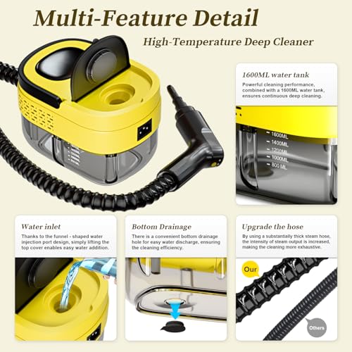 2500W Steam Cleaner with 16PCS Accessories X802137
