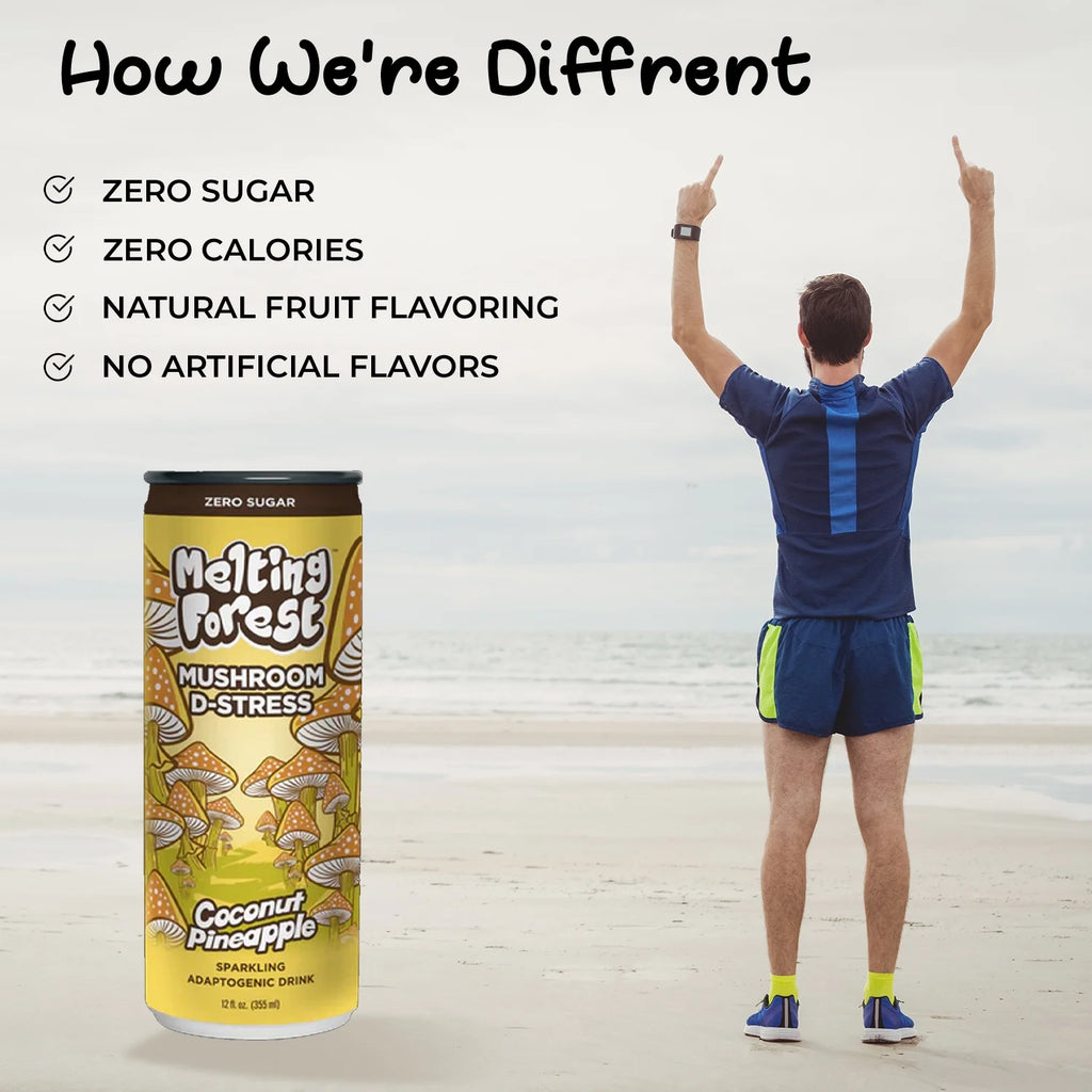 Coconut Pineapple Flavored Mushroom Sparkling Water B9340
