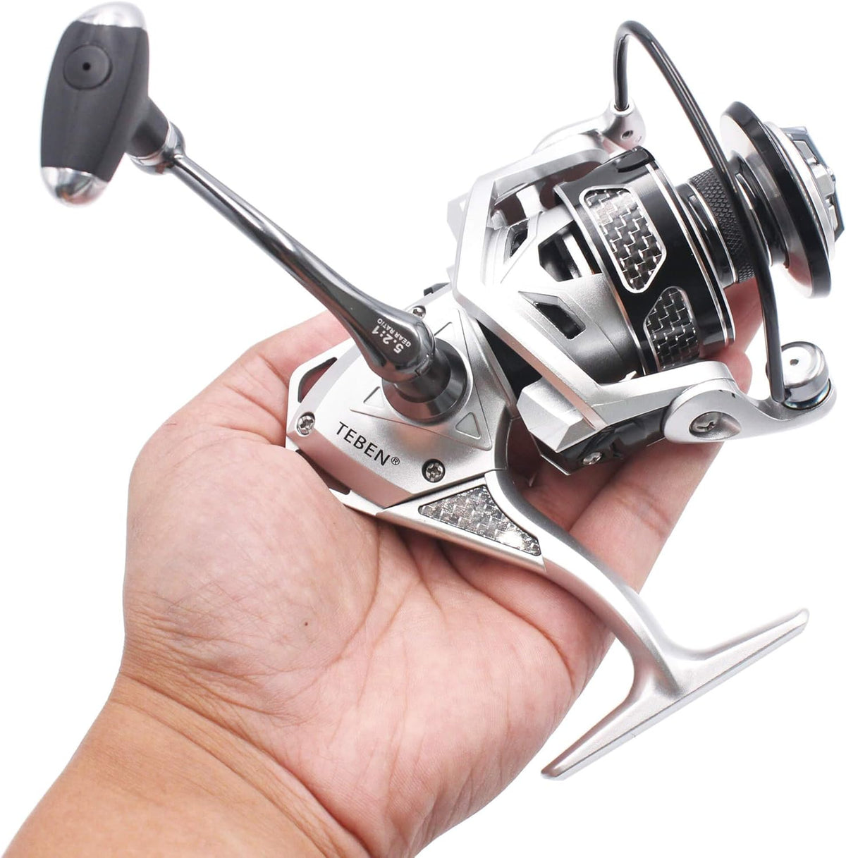 Carbon Fiber Aluminum Alloy Spinning Reel 5+1 BB U353841