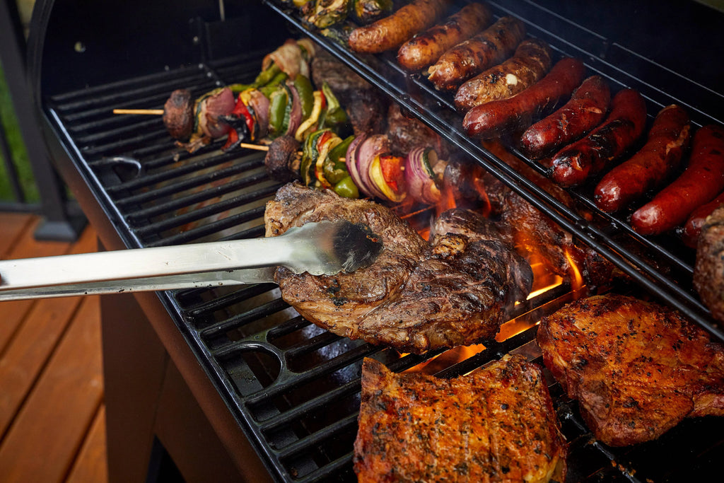 1000 Sq. in. Pellet Grill with Flame Broiler and Cooking Probe H126