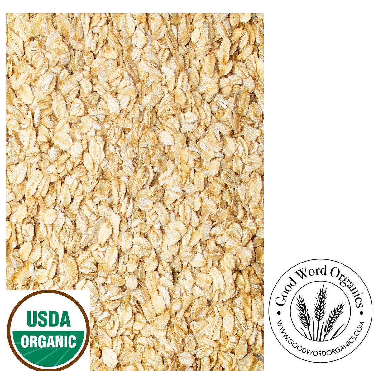 Certified Organic Rolled Oats 6 lbs Non-Gmo Cereal R449544