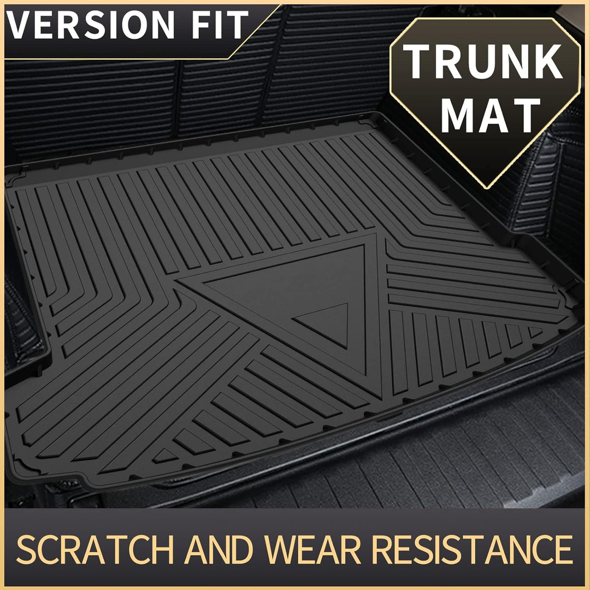 Black TPO Waterproof Rear Cargo Mat W313509