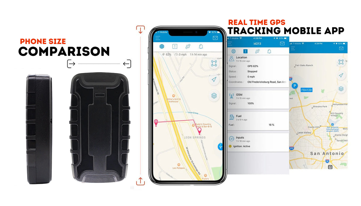 Magnetic GPS Tracker with 180 Day Battery Life H134