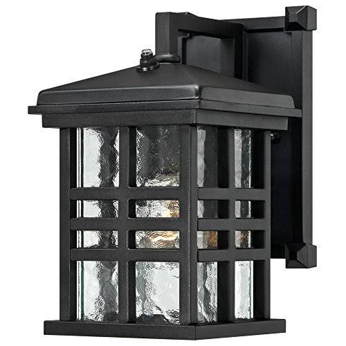 1 Light Outdoor Wall Lantern with Dusk to Dawn Sensor M28166
