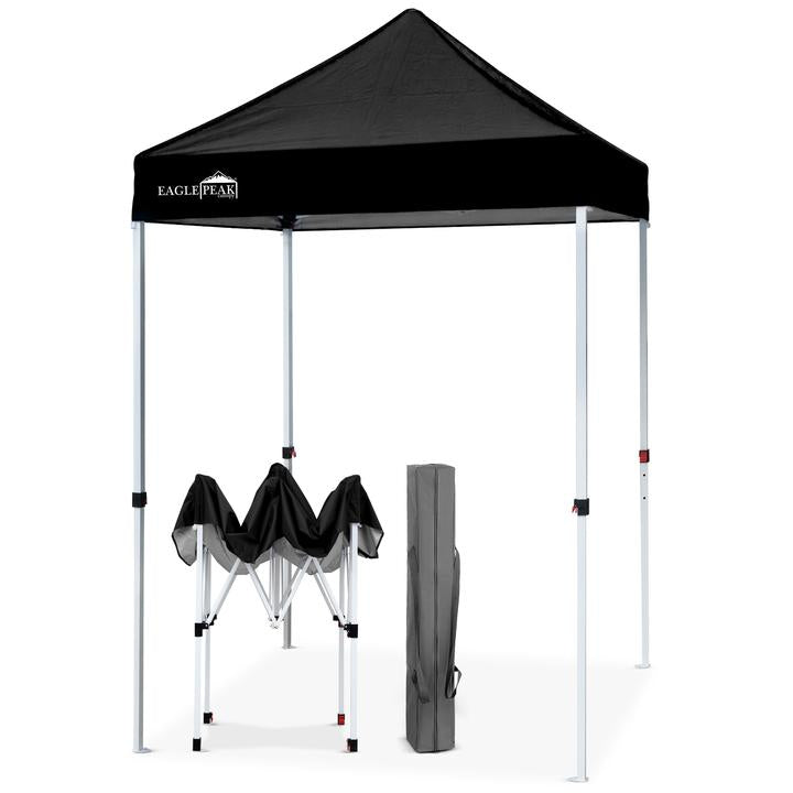 5x5ft Pop Up Canopy Tent Straight Leg Folding Shelter W5965