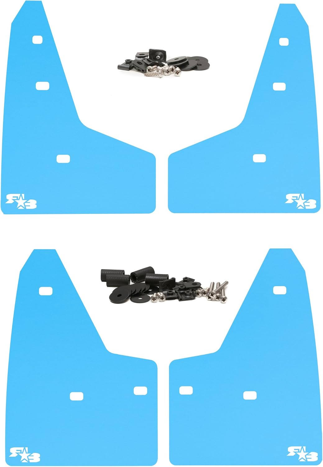 Black Mud Flaps Set of 4 H1929