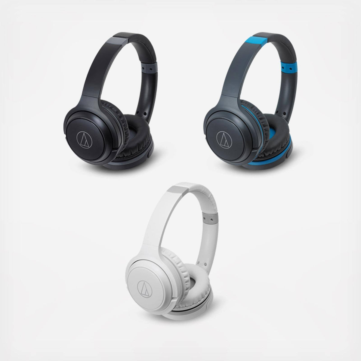 White Bluetooth Wireless Over-Ear Headphones with Mic O34316