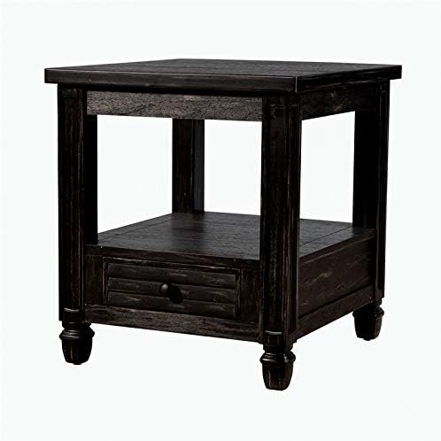 Wood 1-Drawer End Table Q345157