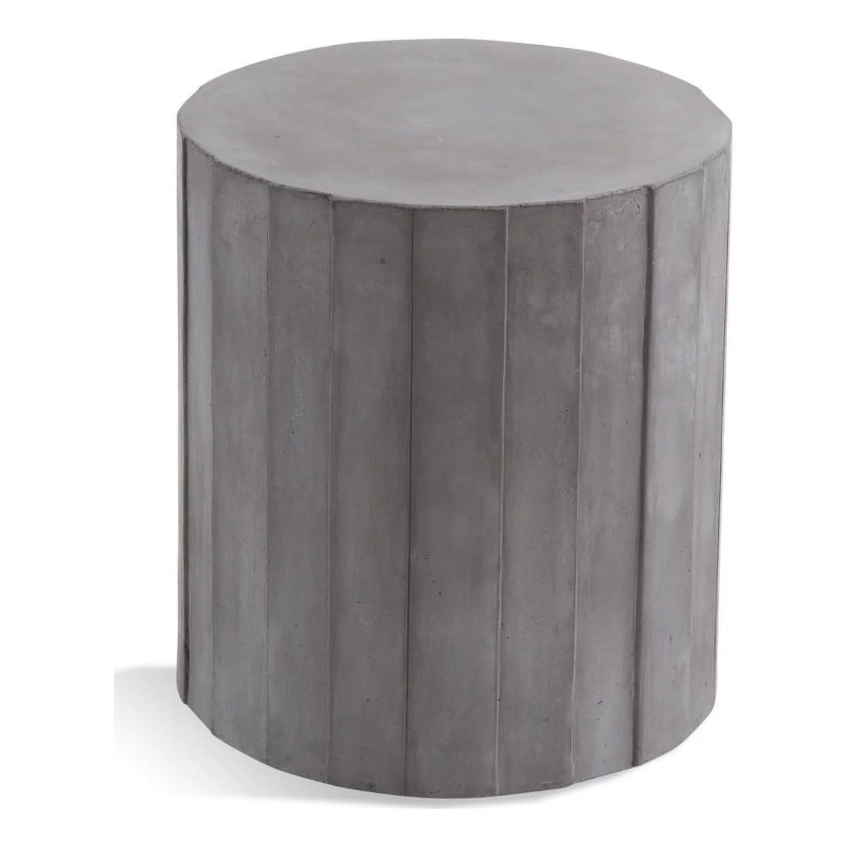 Gray Concrete Stone Accent Table F4662
