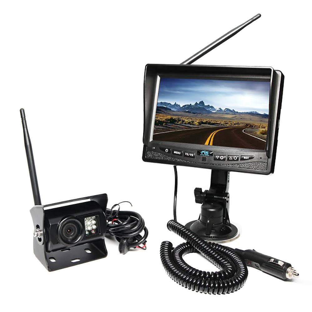 Wireless Backup Camera System Dual Screen Monitor D926837