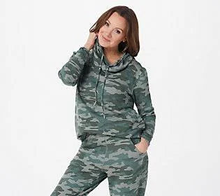 Supersoft Funnel Neck Top D443