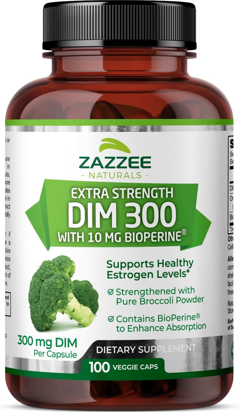300 mg DIM per Capsule, 100 Vegan Capsules D76423