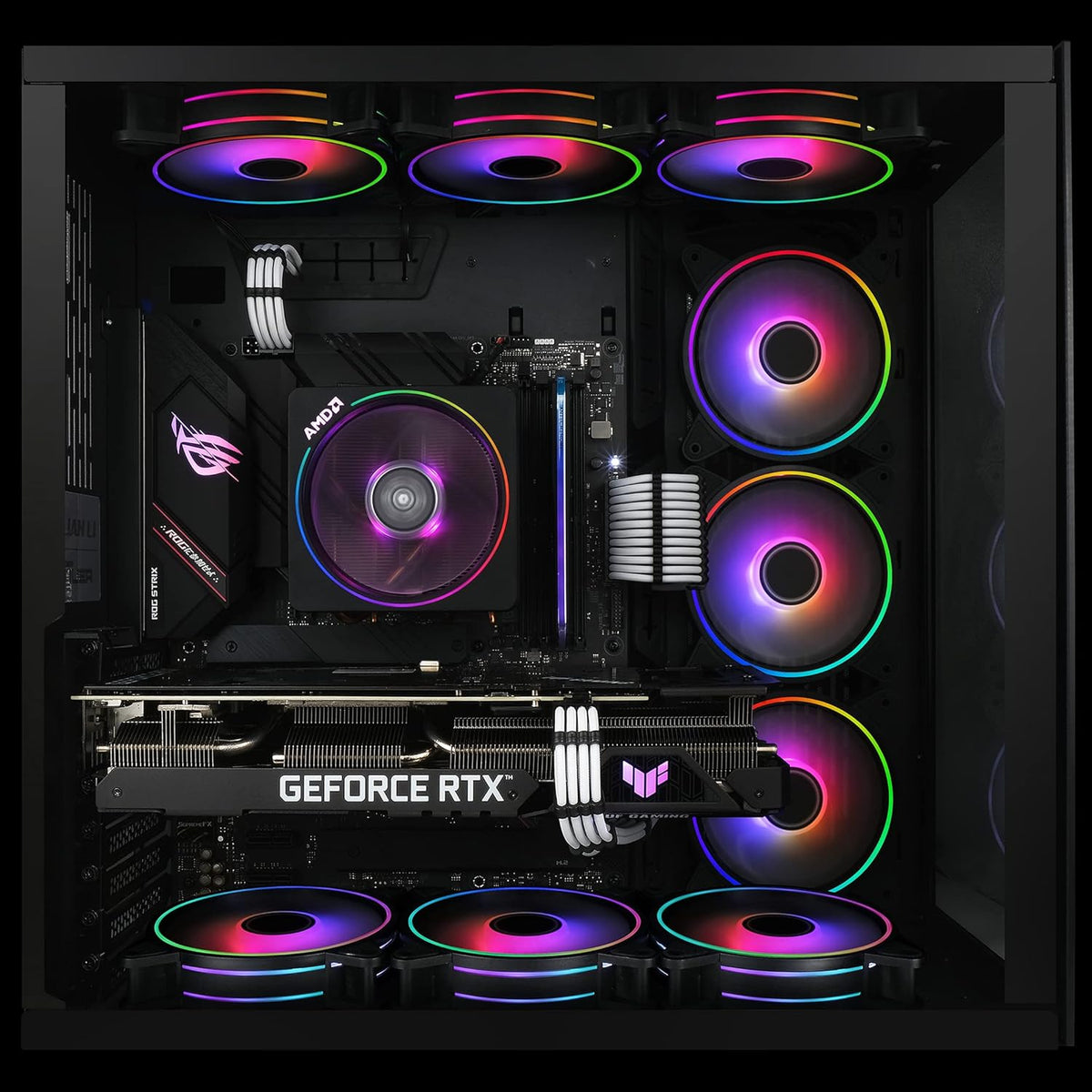 120mm RGB PWM Case Fan 5 Pack C41732