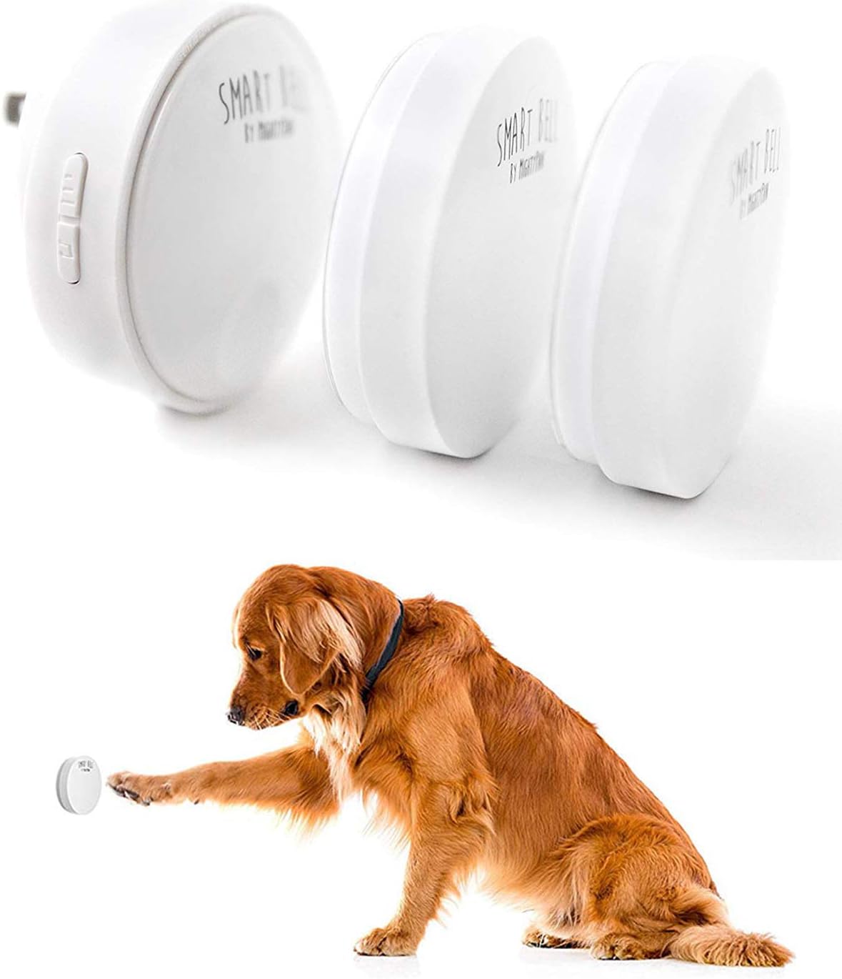 Dog Doorbell with 2 Activators, White H708973
