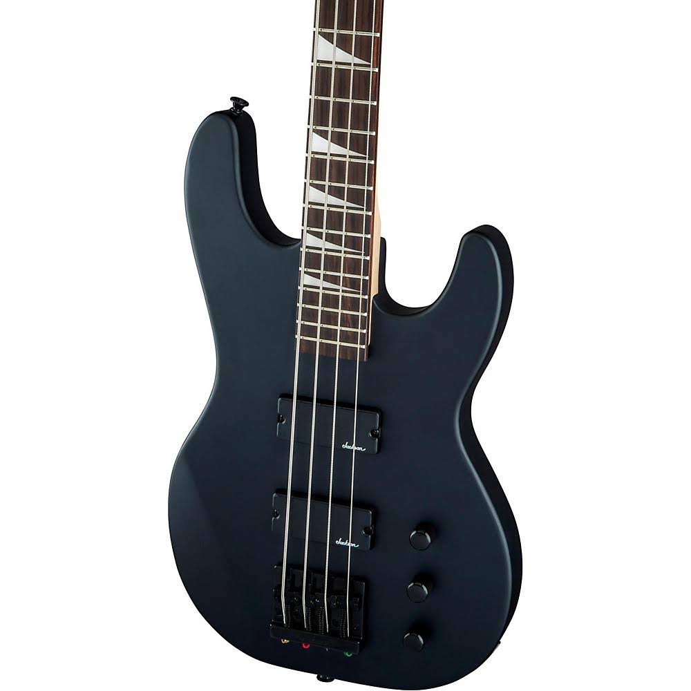 Satin Black Concert Electric Bass Guitar A5254