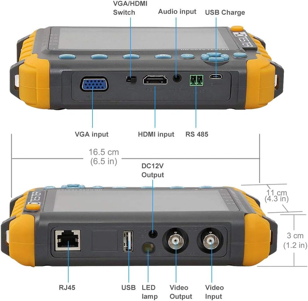 5 Inch 4 in 1 CCTV Monitor Tester R164
