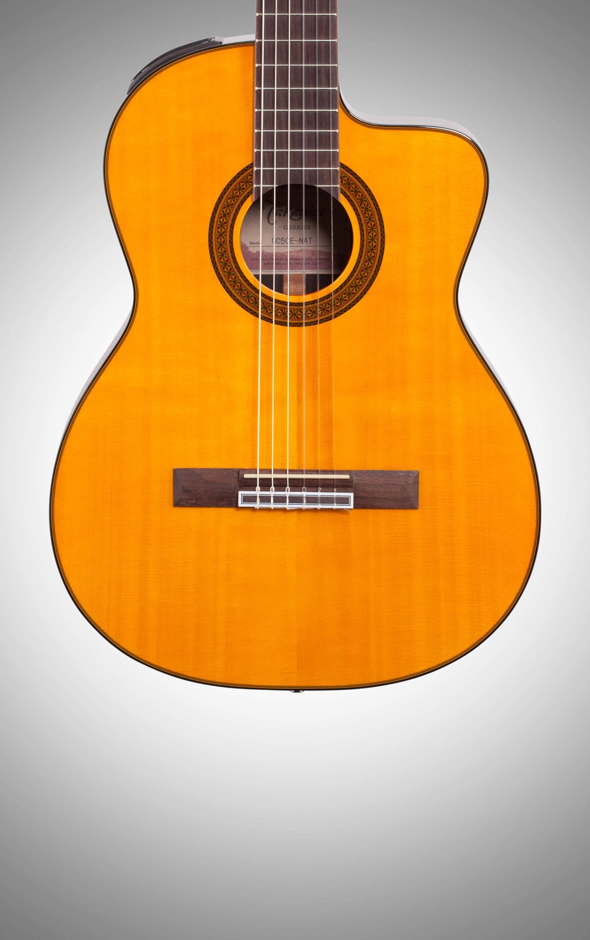 Natural Classical Acoustic-Electric Guitar U4834