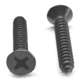 #5-20 x 3/8 Phillips Flat Head Sheet Metal Screw Black Oxide Z301