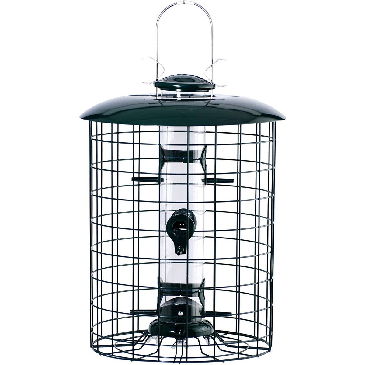 Caged 6 Port Seed Tube Feeder M528