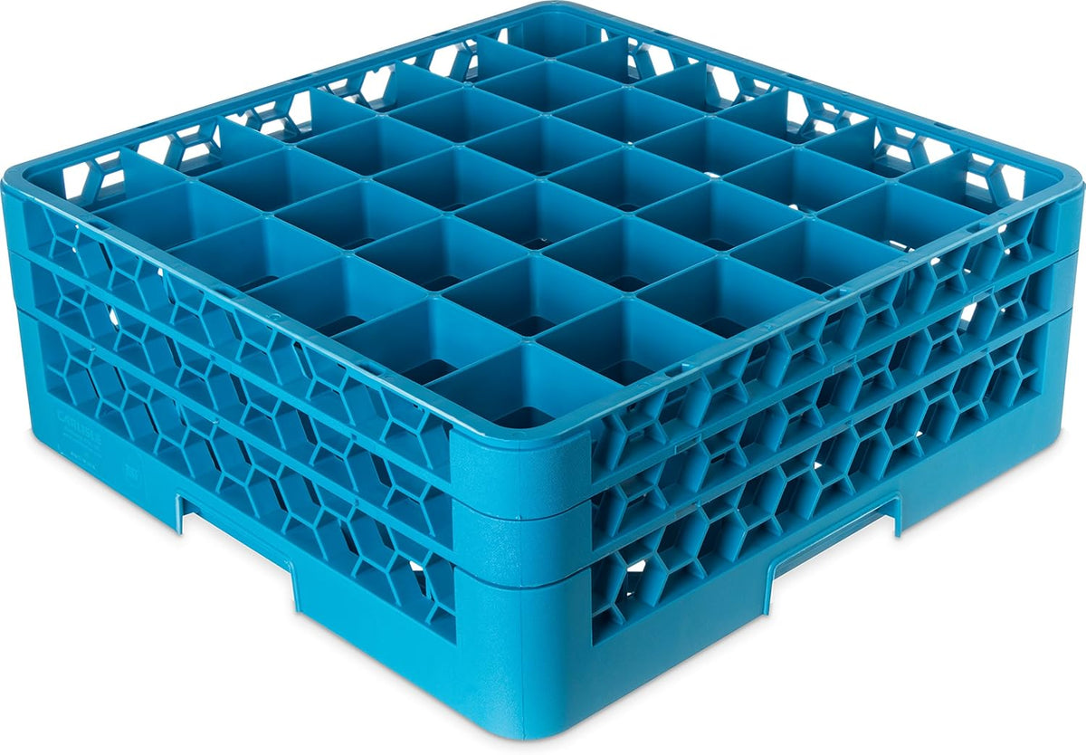 Blue Pack of 2 Glass Rack with 2 Extenders E7889