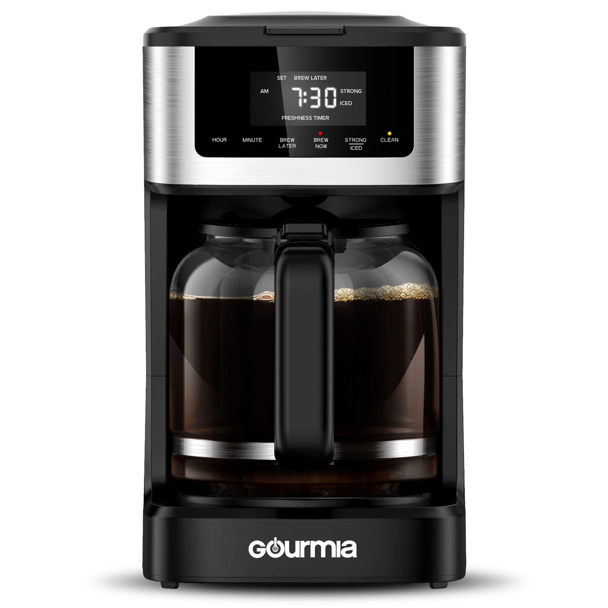 12 Cup Programmable Hot & Iced Stainless Steel Coffeemaker T2498