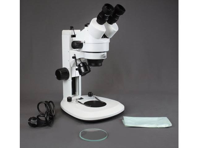 Trinocular Zoom Stereo Microscope, 10x Widefield Eyepiece, 7X-45X Magnification T29030