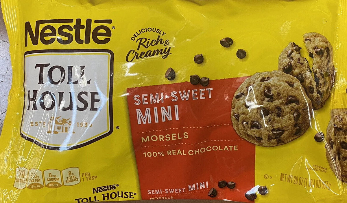 Semi Sweet Mini Chocolate Chips 20 oz 2 Pack Q93235