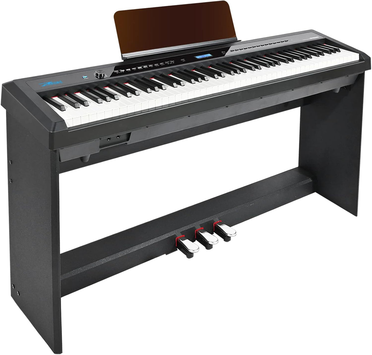 88 Key Full Size Weighted Digital Piano with Furniture Stand O547557