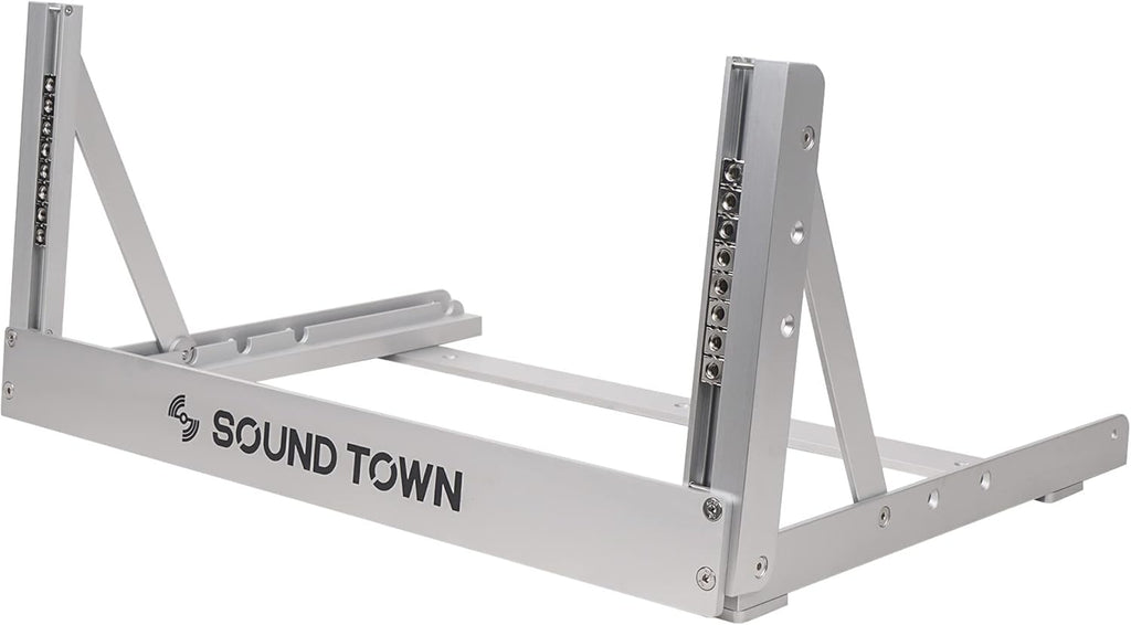 Aluminum 2-Post Desktop Open-Frame Rack F88244