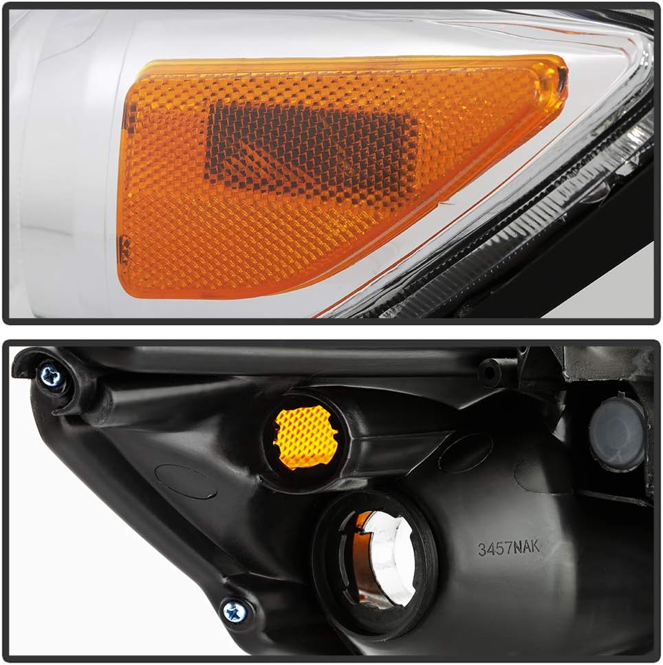 Chrome Housing Headlights Assembly for Toyota Corolla O394