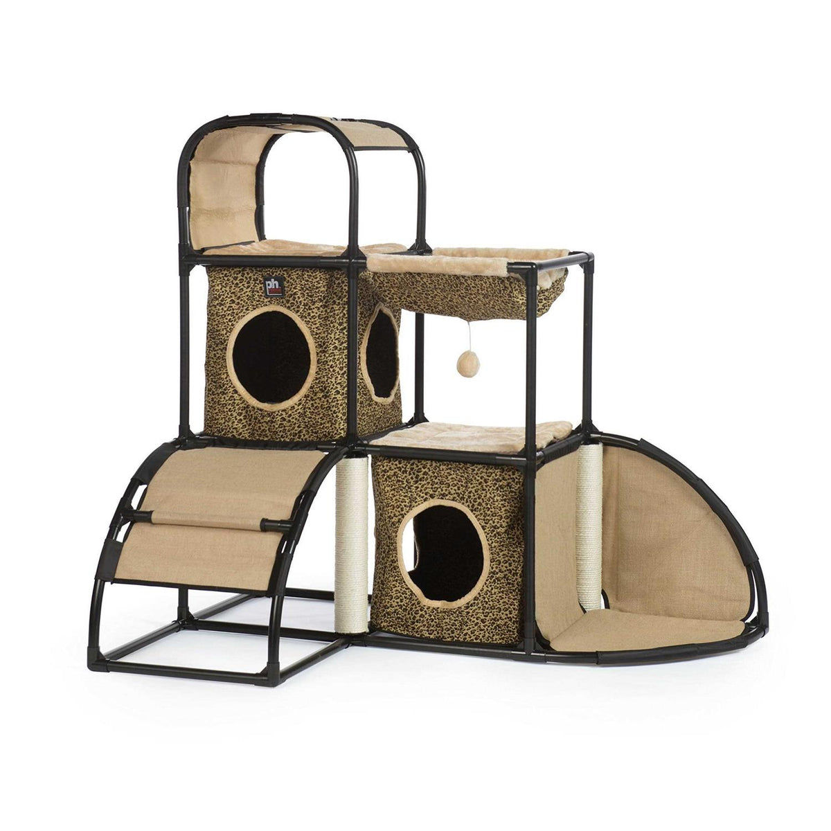 Leopard Print Cat Townhome T49460