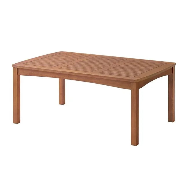 Eucalyptus Wood Outdoor Cocktail Table Y85445
