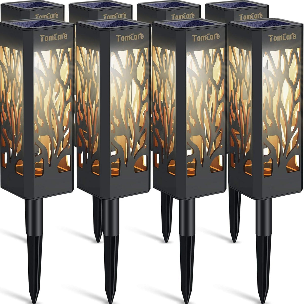 8 Pack Solar Pathway Lights D302