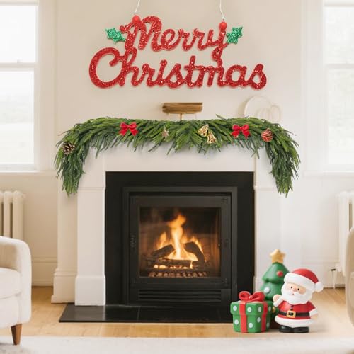 6FT Artificial Norfolk Pine Greenery Christmas Garland K141