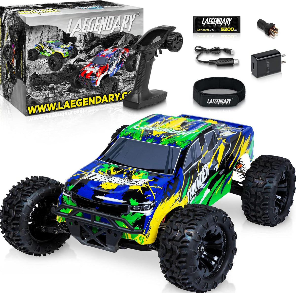 Brushless RC Monster Truck 4x4 Off Road Electric C22310