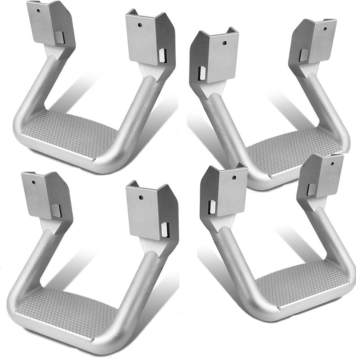 Black Aluminum Side Step for Truck SUV, 2 Piece E86618