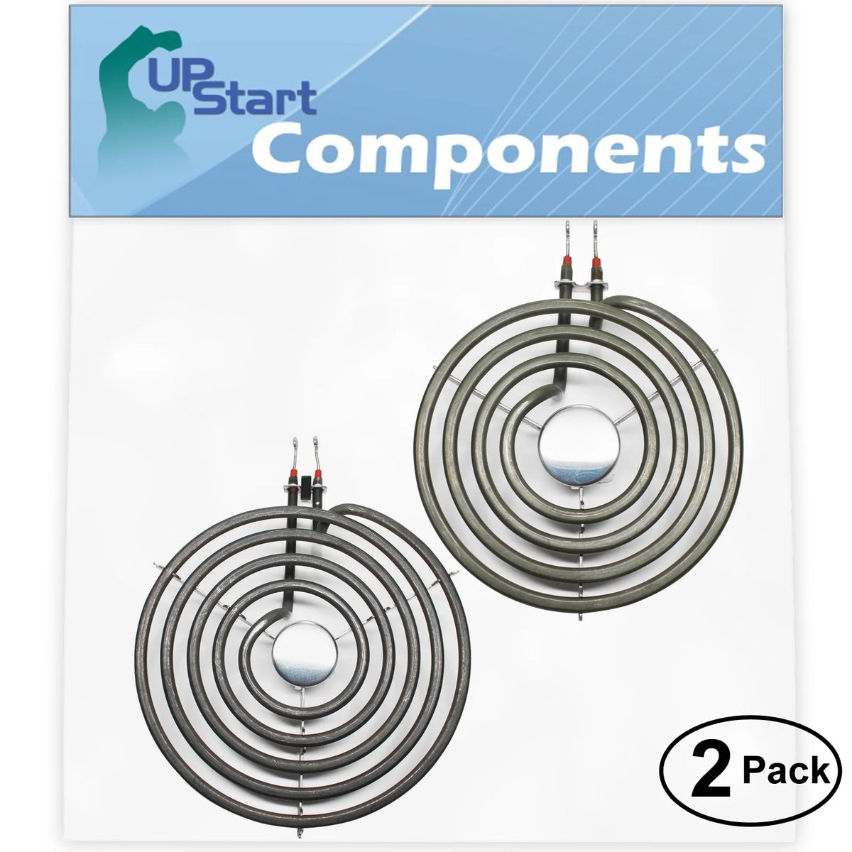 2-Pack 8 inch 5 Turns & 6 inch 4 Turns Surface Burner Elements S7942