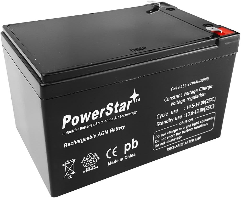 12V 15AH SLA Battery Pack of 2 M203
