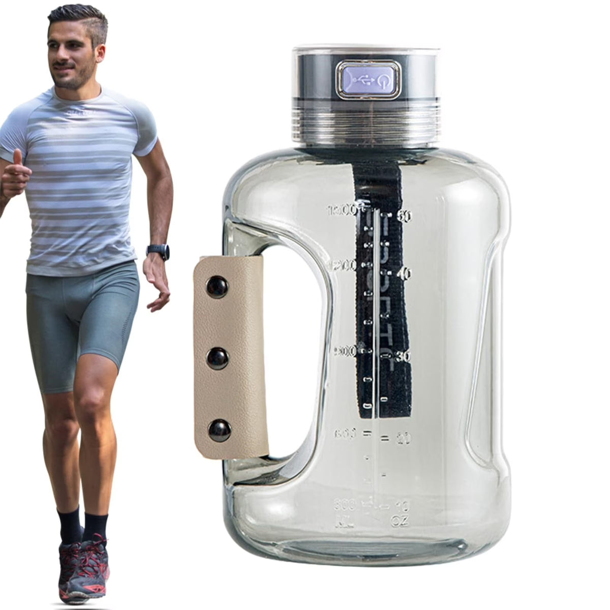 1.5L Portable Hydrogen Water Bottle F6965