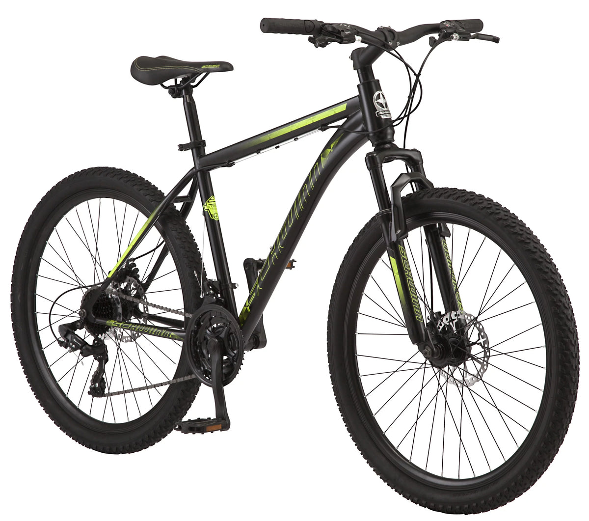 26-inch 21 Speed Black Mountain Bike W2364