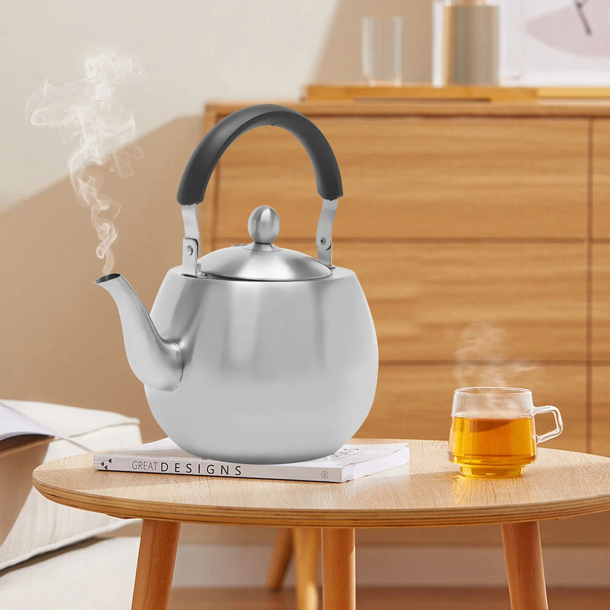 4L Stainless Steel Kettle Teapot T833423