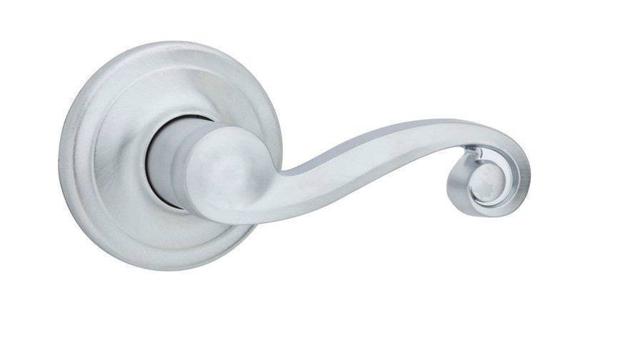 Satin Chrome Left Hand Interior Double Cylinder Handleset Trim K670
