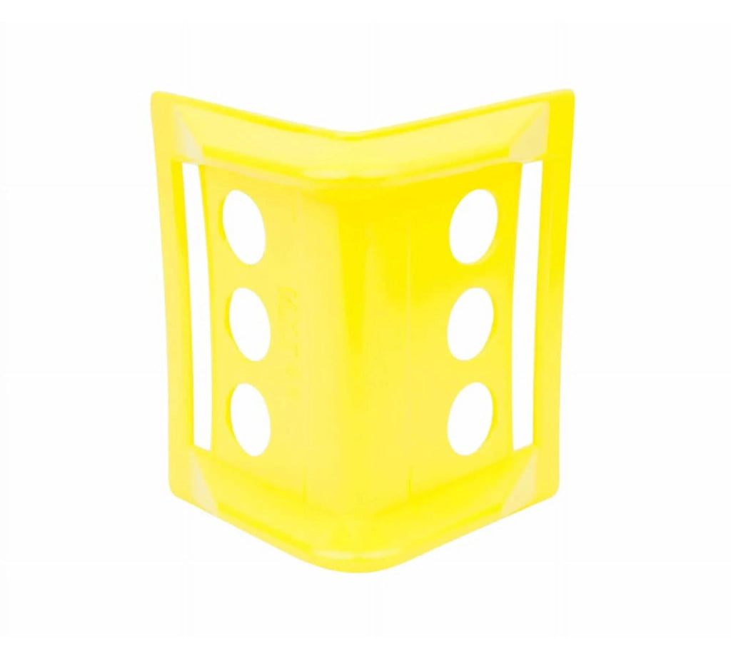 120 Pack Yellow 4" Flatbed Edge Protectors with Carrying Case D11701