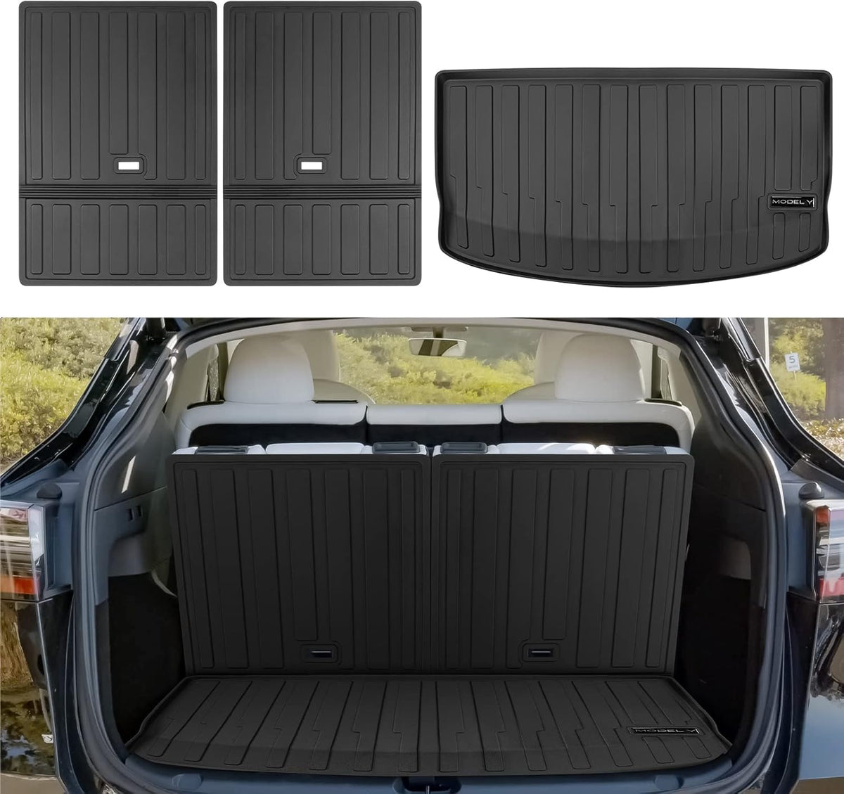 TPE Waterproof Cargo Liner for 7 Seat Model Y W755012