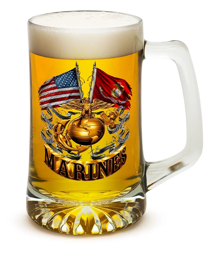 Beer Mugs with Handles Set of 4 25 Ounces I937