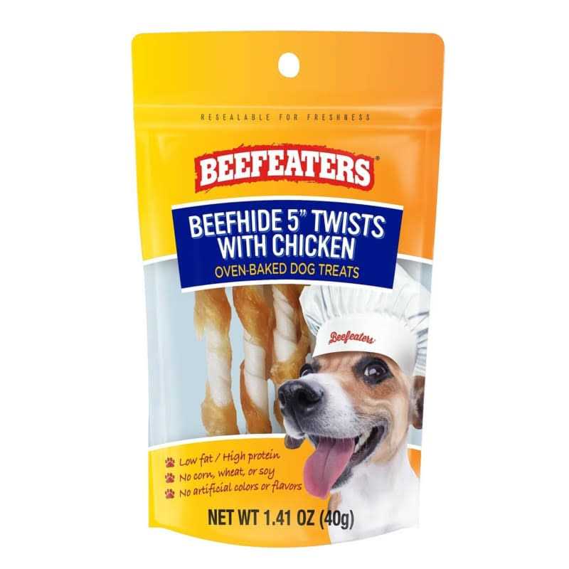 Oven Baked Beefhide Chicken Twists Dog F1421